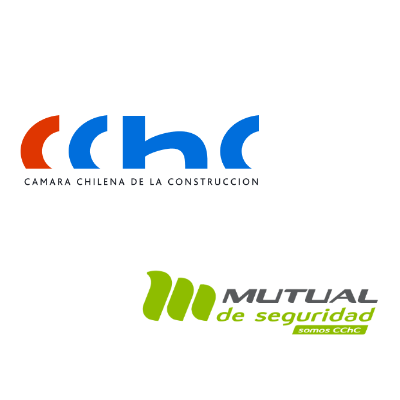 Logos de la Camara Chilena de la Construcción y Mutual de Seguridad