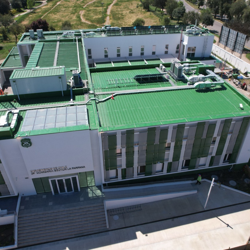 Fachada de la 29ᵃ Comisaría de Carabineros de Chile.
